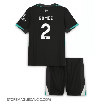 Liverpool Joe Gomez #2 Maglia Gara Trasferta Repliche 2024-25 Bambino Maniche Corte